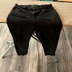 Size 4, mid rise, boyfriend jeans